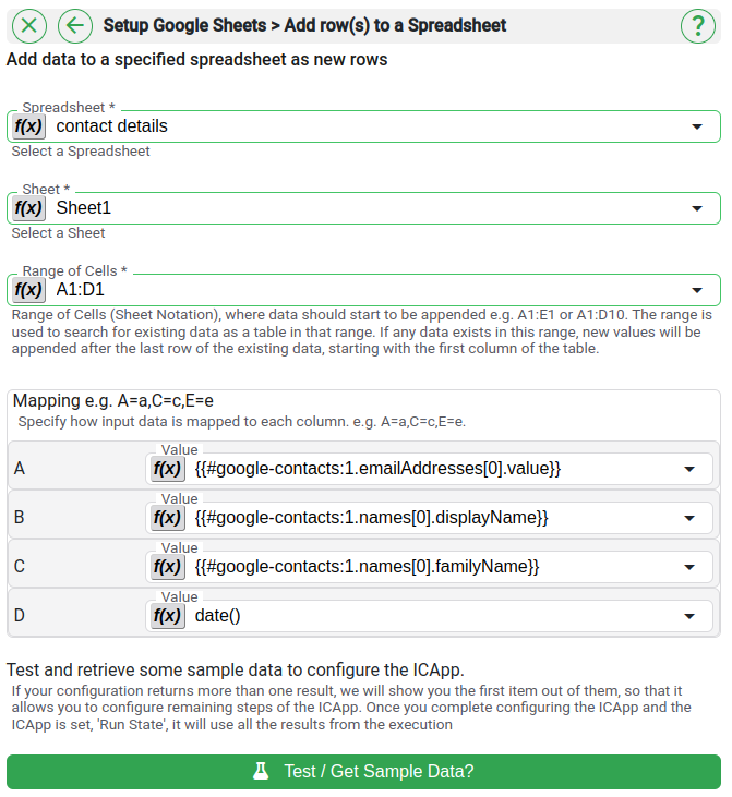 Google Sheets