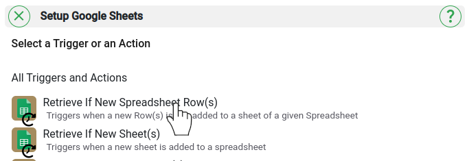 Google Sheets 